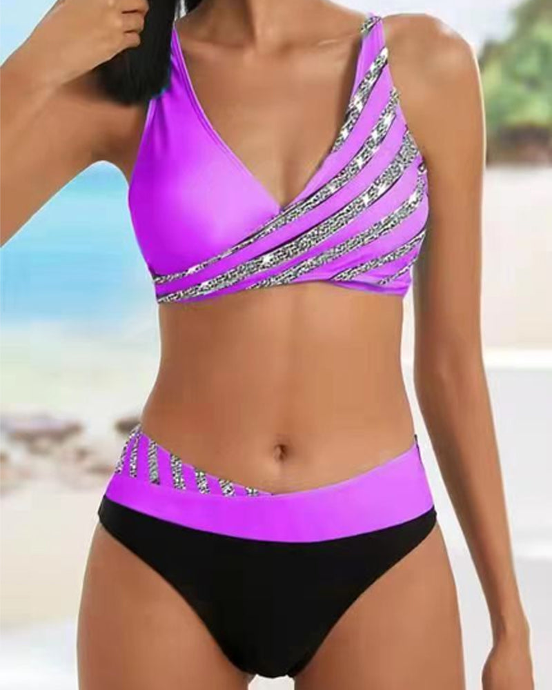 Mona - Hete bikini met print