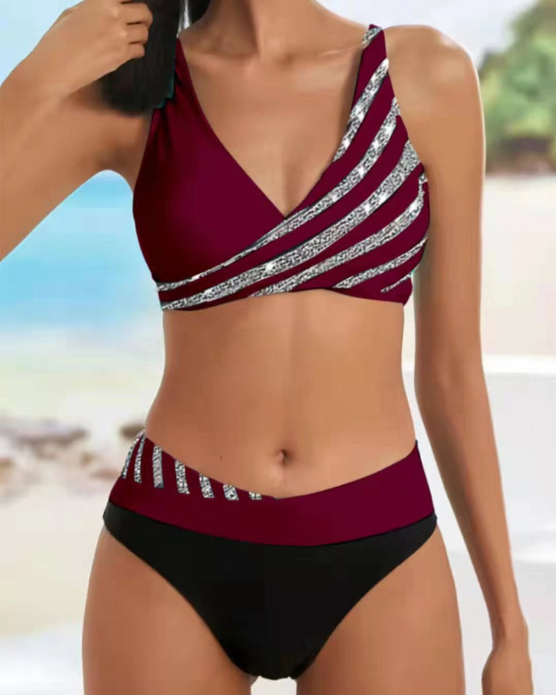 Mona - Hete bikini met print